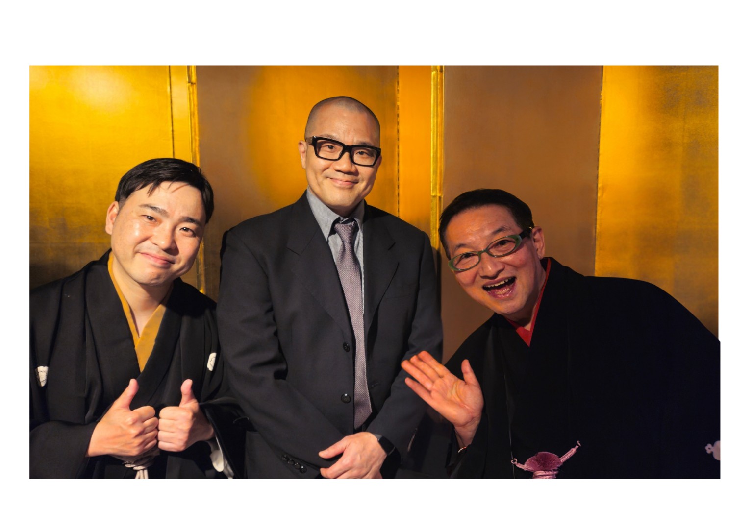 春風亭昇吾師匠と春風亭昇太師匠と新小岩落語会席亭の伴野修一